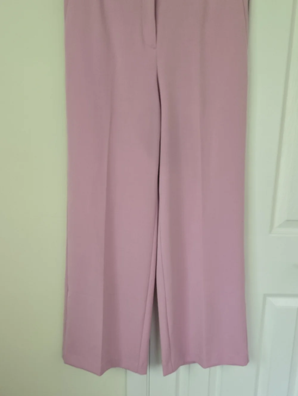 Ann Taylor The Perfect Wide-Leg Pant Trousers Pink Women Size 10 - Picture 5 of 12